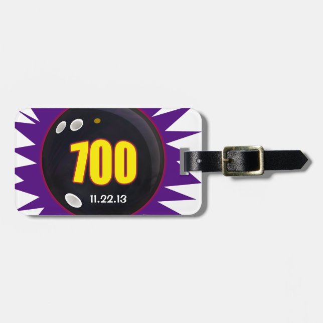 Etiqueta De Bagagem Série 700 da boliche (Frente Horizontal)