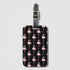 Etiqueta De Bagagem Série Flamingo Ternura Design 2