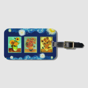 Etiqueta De Bagagem Série Sunflower de Van Gogh