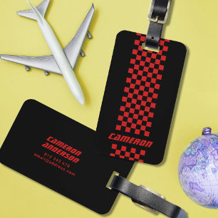 Etiqueta De Bagagem Seu nome Cores Completamente Personalizadas - Faix