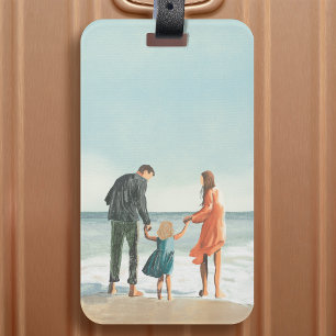 Etiqueta De Bagagem Seu próprio Trabalho de arte   Carregue seu desenh