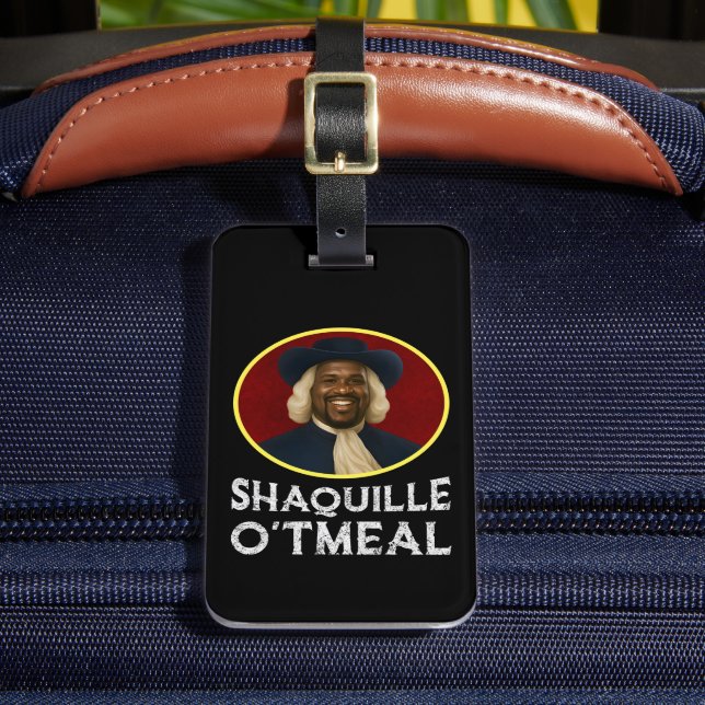 Etiqueta De Bagagem Shaquille Oatlight Engraçado Meme (Frente Insitu 2)
