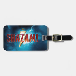 Etiqueta De Bagagem SHAZAM! logotipo teatral de