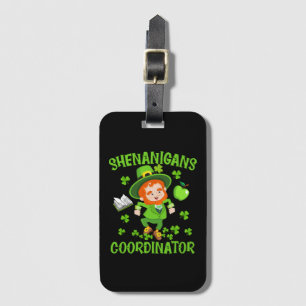 Etiqueta De Bagagem Shenanigans Coordenador Engraçado Professora Rua d