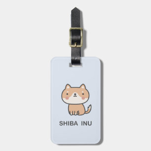 Etiqueta De Bagagem Shiba Inu