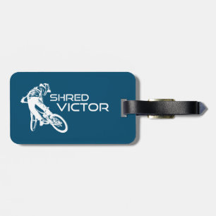 Etiqueta De Bagagem Shred Victor Idaho Mountain Biking