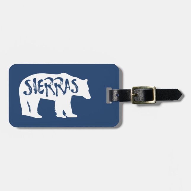Etiqueta De Bagagem Sierras Bear (Frente Horizontal)