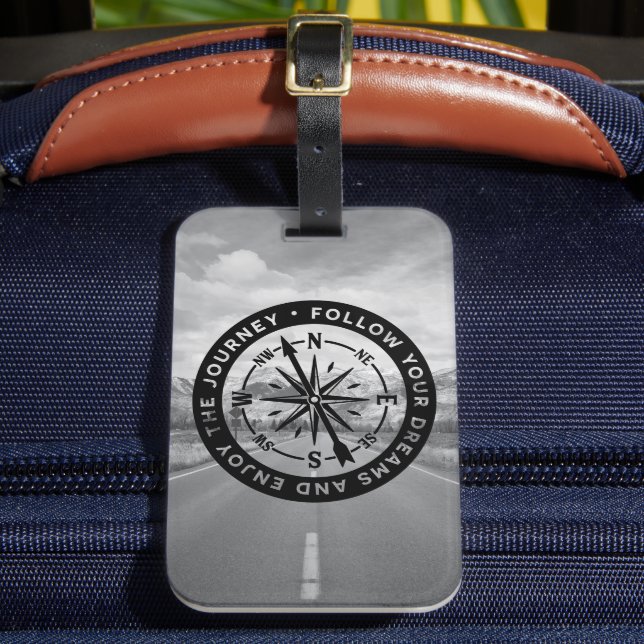 Etiqueta De Bagagem Siga seus sonhos (Frente Insitu 2)