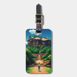 Etiqueta De Bagagem Sigiriya Rock Fortress Sri Lanka