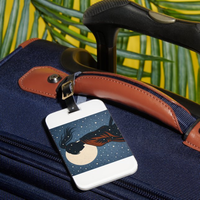 Etiqueta De Bagagem Silent Samurai – The Feminine Shadow: Snowfall (Frente Insitu 1)