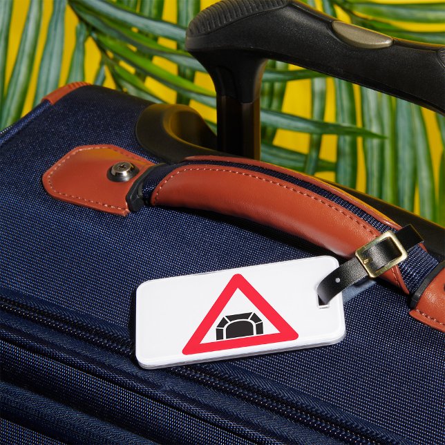 Etiqueta De Bagagem Símbolo de Sinal de Estrada do Túnel (Criador carregado)