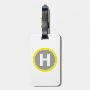 Etiqueta De Bagagem Símbolo Helipad
