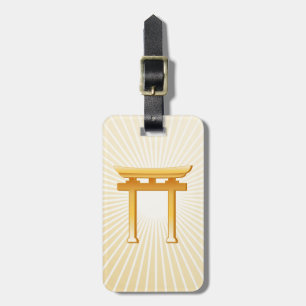 Etiqueta De Bagagem Símbolo Shinto