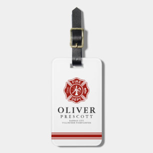 Etiqueta De Bagagem Símbolo voluntário da cruz maltesa do