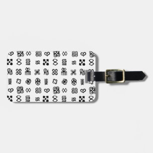 Etiqueta De Bagagem Símbolos africanos Adinkra