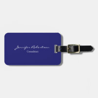 Simples Planeta Azul Moderno Midnight