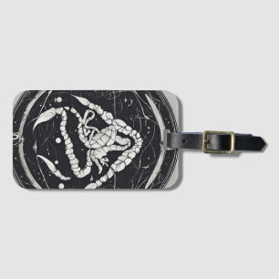 Etiqueta De Bagagem Sinal Celestial Scorpio Zodiac