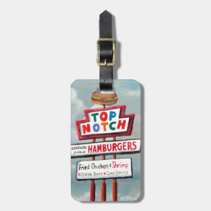 Etiqueta De Bagagem Sinal de Comida Rápida