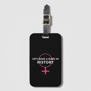 Etiqueta De Bagagem Sinal de Gênero feminino - Marca na Cotação Histór