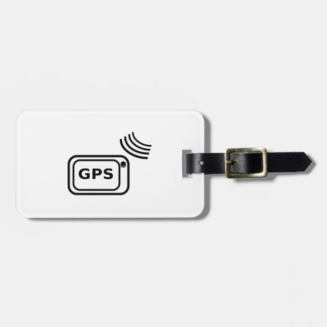 Etiqueta De Bagagem Sinal de GPS (Frente Horizontal)