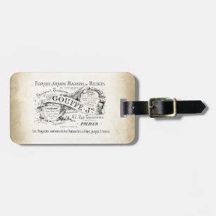 Etiqueta De Bagagem Sinal francês do armazém