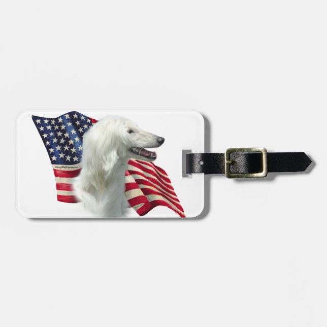 Etiqueta De Bagagem Sinalizador Afgan (Frente Horizontal)