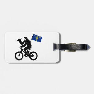 Etiqueta De Bagagem Sinalizador Bigfoot Cycling Oregon