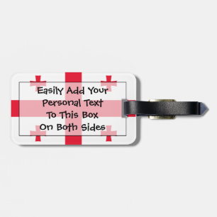 Etiqueta De Bagagem Sinalizador da Geórgia Easy ID Personal