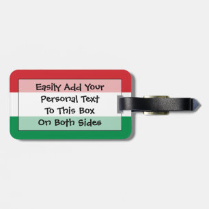 Etiqueta De Bagagem Sinalizador da Húngara Easy ID Personal