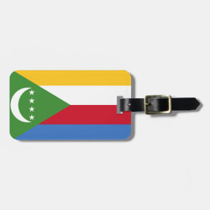 Etiqueta De Bagagem Sinalizador de Comores Fácil ID Pessoal