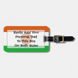 Etiqueta De Bagagem Sinalizador de Níger Easy ID Pessoal