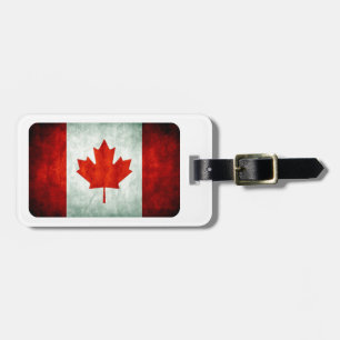 Etiqueta De Bagagem Sinalizador do Canadá em apuros