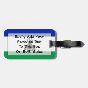 Etiqueta De Bagagem Sinalizador do Lesoto Easy ID Pessoal