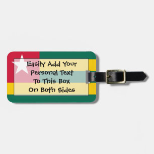 Etiqueta De Bagagem Sinalizador do Togo Easy ID Pessoal