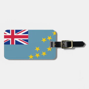 Etiqueta De Bagagem Sinalizador do Tuvalu Easy ID Pessoal