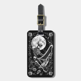 Etiqueta De Bagagem Skeleton e Harp III