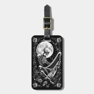 Etiqueta De Bagagem Skeleton e Harp III