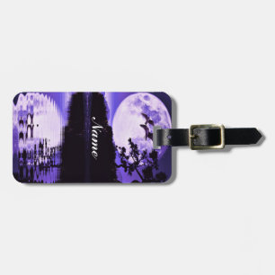 Etiqueta De Bagagem Skies Roxos