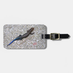 Etiqueta De Bagagem Skink atado azul