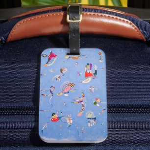 Etiqueta De Bagagem Sky Blue Wassily Kandinsky