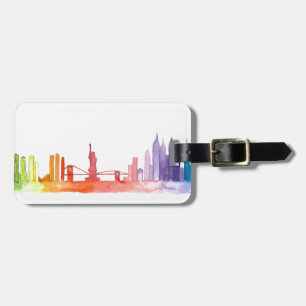 Etiqueta De Bagagem Skyline da NOVA IORQUE