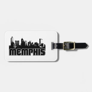 Etiqueta De Bagagem Skyline de Memphis