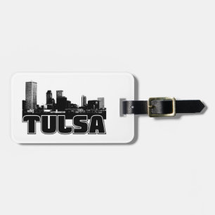 Etiqueta De Bagagem Skyline de Tulsa