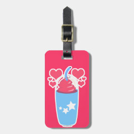 Etiqueta De Bagagem Slush Love Frozen Dessert Drink Cartoon