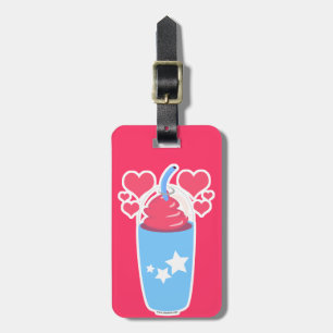 Etiqueta De Bagagem Slush Love Frozen Dessert Drink Cartoon