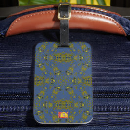 Etiqueta De Bagagem  Snake Pond Blue