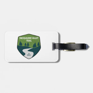 Etiqueta De Bagagem Snoqualmie Valley Trail Washington