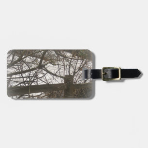 Etiqueta De Bagagem Snowy Woods