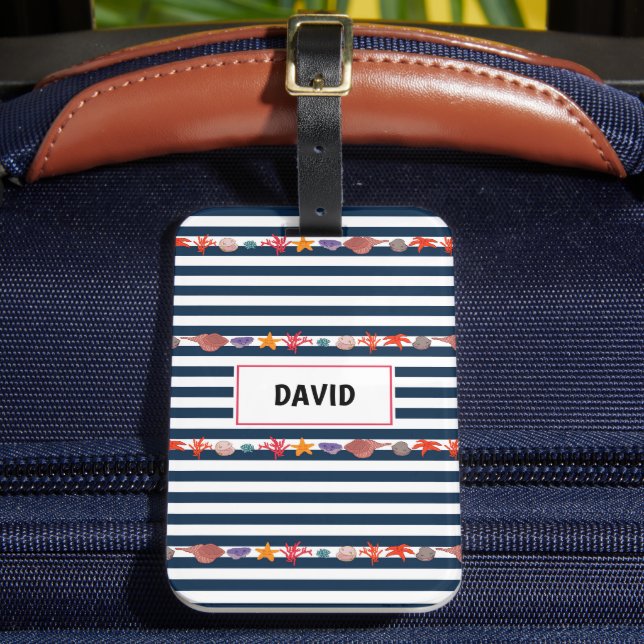 Etiqueta De Bagagem Sob o mar (Frente Insitu 2)