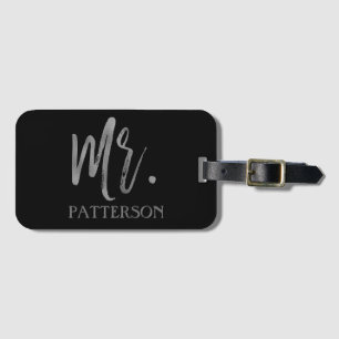 Etiqueta De Bagagem Sobrenome Silver Foil LuBags Tag